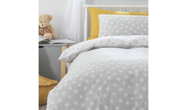 Buy Habitat Kids Reversible Star Grey Bedding Set Toddler Argos