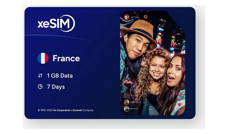 XeSIM France 1GB 7 Days