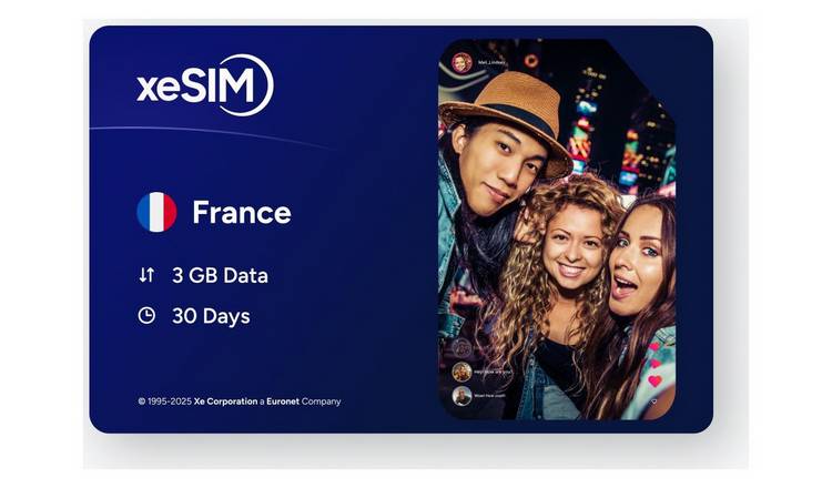XeSIM France 3GB 30 Days
