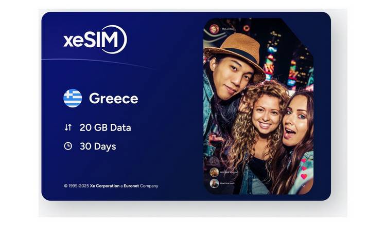 XeSIM Greece 20GB 30 Days