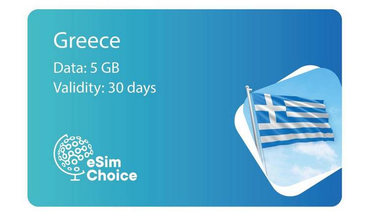 eSimChoice Greece Travel eSIM - 30 Days - 5GB