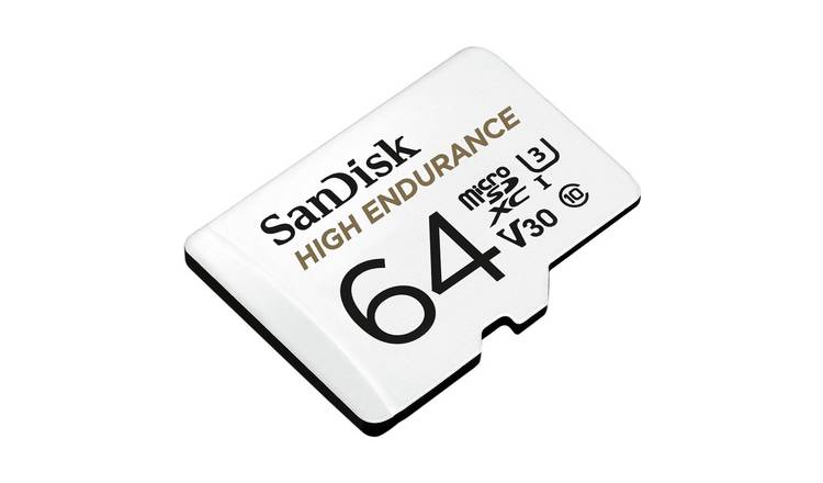 Buy Sandisk High Endurance 100mbs Microsdxc Memory Card 64gb Microsd Memory Cards Argos