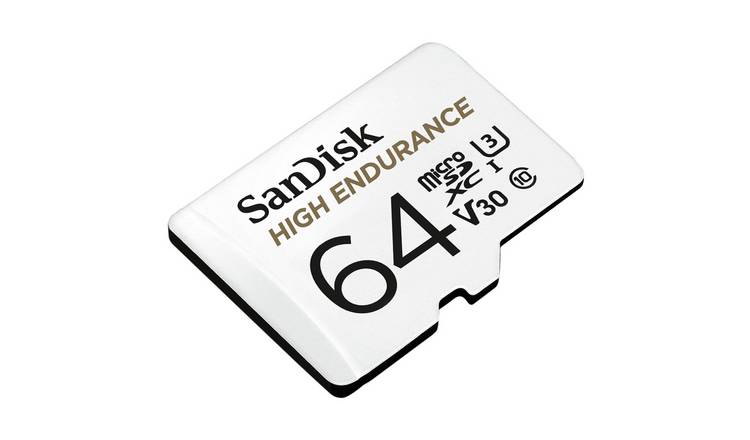 Buy SanDisk High Endurance 100MBs MicroSD Memory Card - 64GB