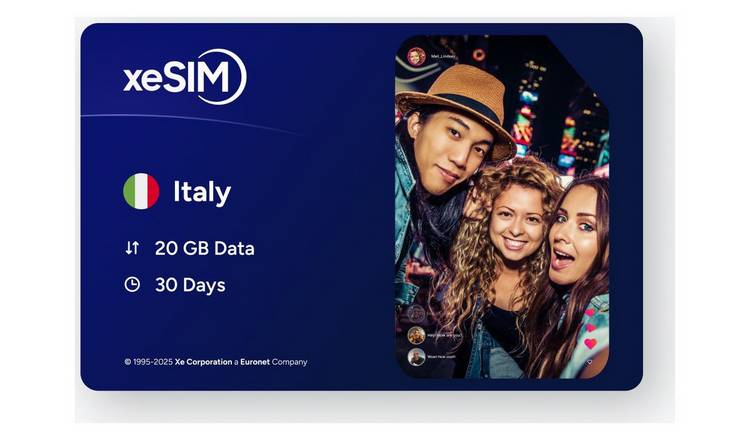 XeSIM Italy 20GB 30 Days