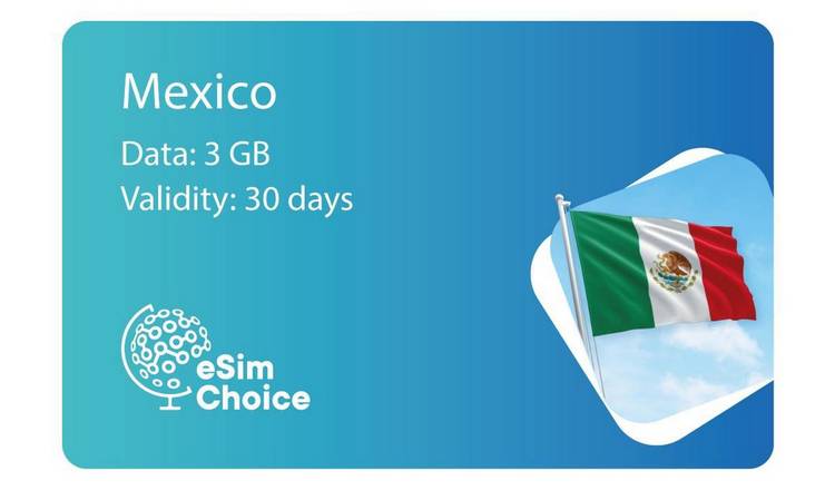 XeSIM Mexico 3GB 30 Days