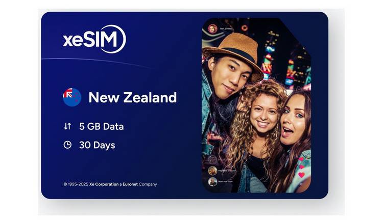 eSimChoice New Zealand Travel eSIM - 30 Days - 5GB