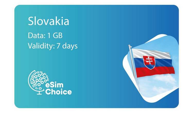 eSimChoice Slovakia Travel eSIM - 7 Days - 1GB