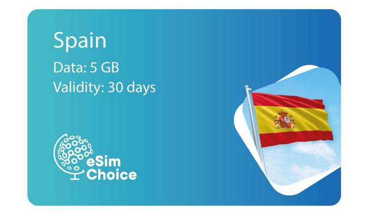 eSimChoice Spain Travel eSIM - 30 Days - 5GB