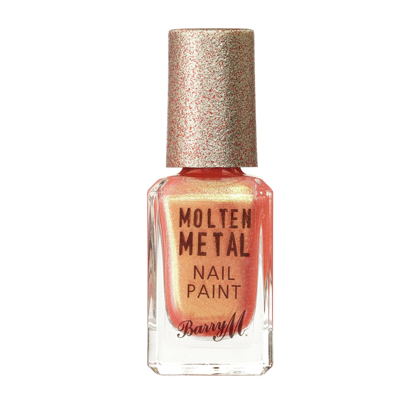 Barry M Cosmetics Molten Metal Nail Paint - Peachy Feels