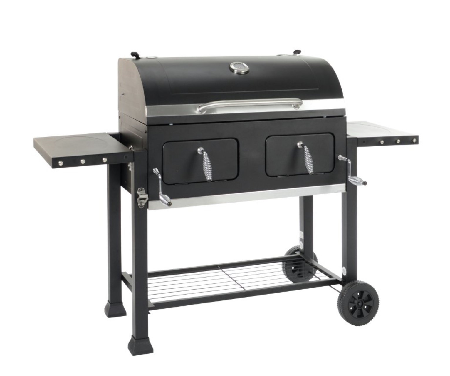 LANDMANN Broiler XXL Trolley Charcoal BBQ With Warming Rack