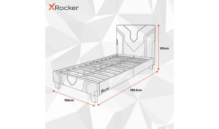 X rocker bed discount argos