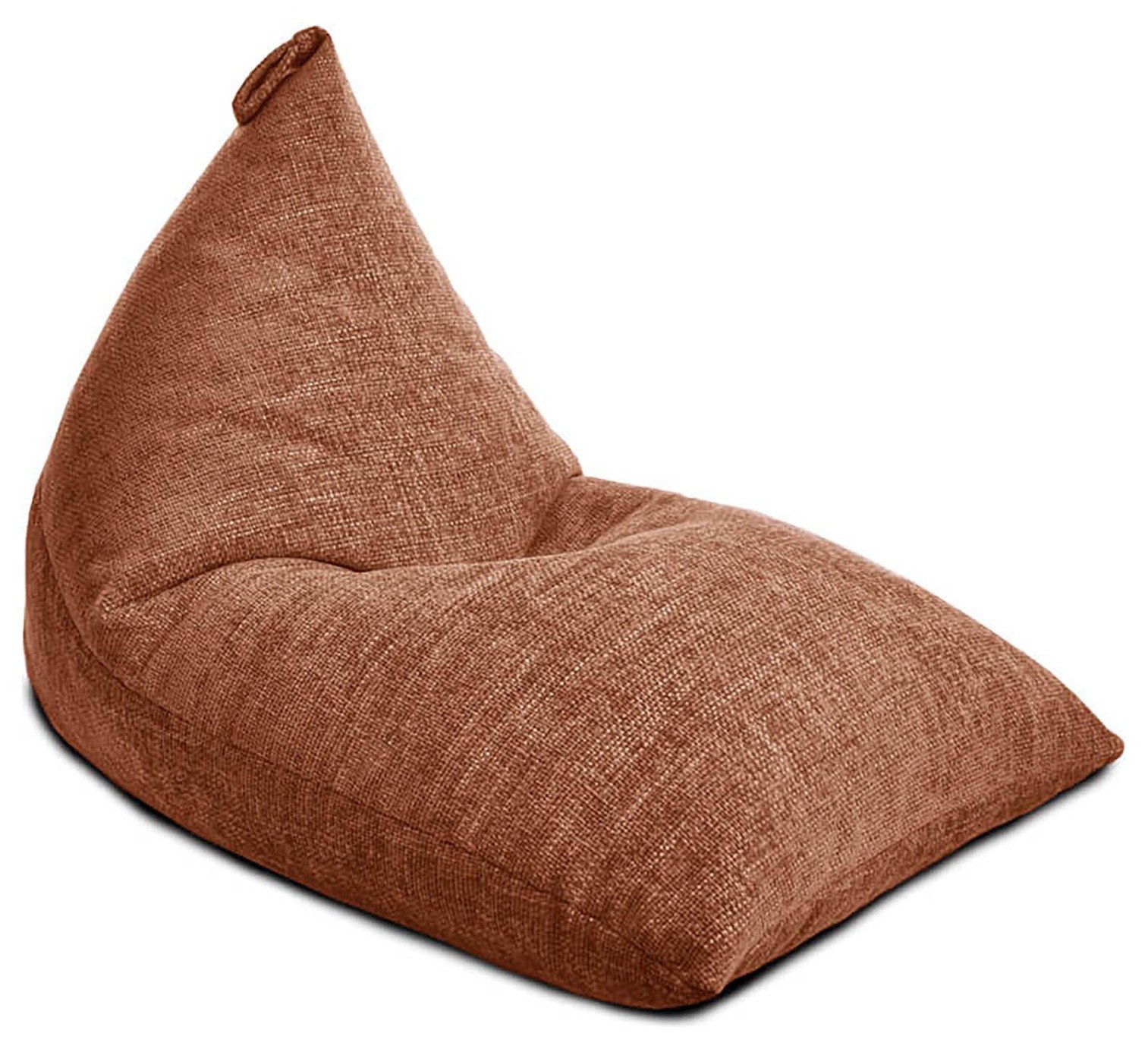 rucomfy Humbug Fabric Bean Bag - Burnt Orange