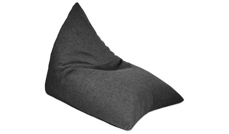 rucomfy Barley Fabric Humbug Beanbag - Charcoal