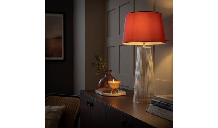 Argos red deals lamp