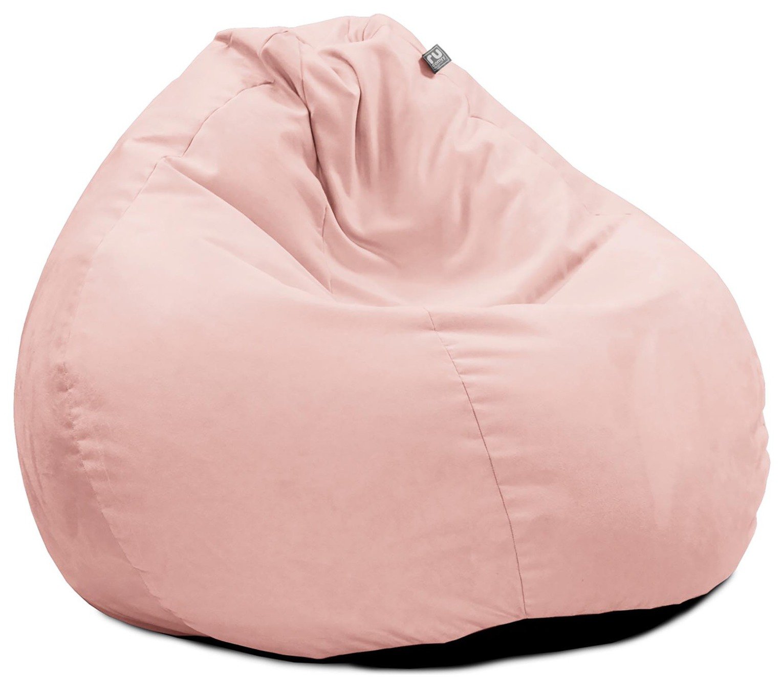 rucomfy Velvet Slouchbag Bean Bag - Blush Pink