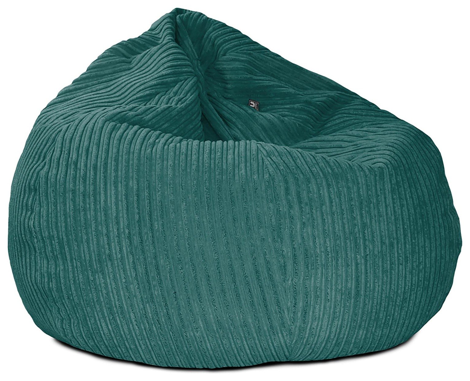 rucomfy Jumbo Cord Slouchbag Bean Bag - Teal