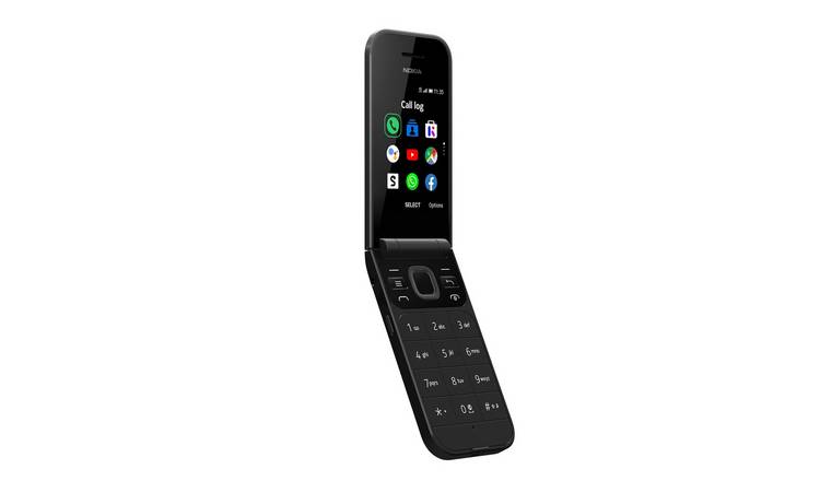 Buy SIM Free Nokia 2720 Flip Mobile Phone - Black | SIM ...