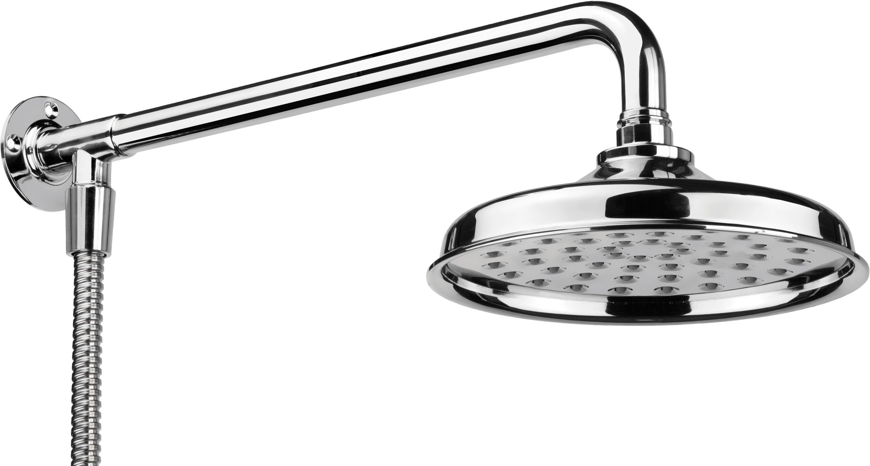 Croydex Traditional Ssteel Shower Head Arm And Hose Set Reviews 