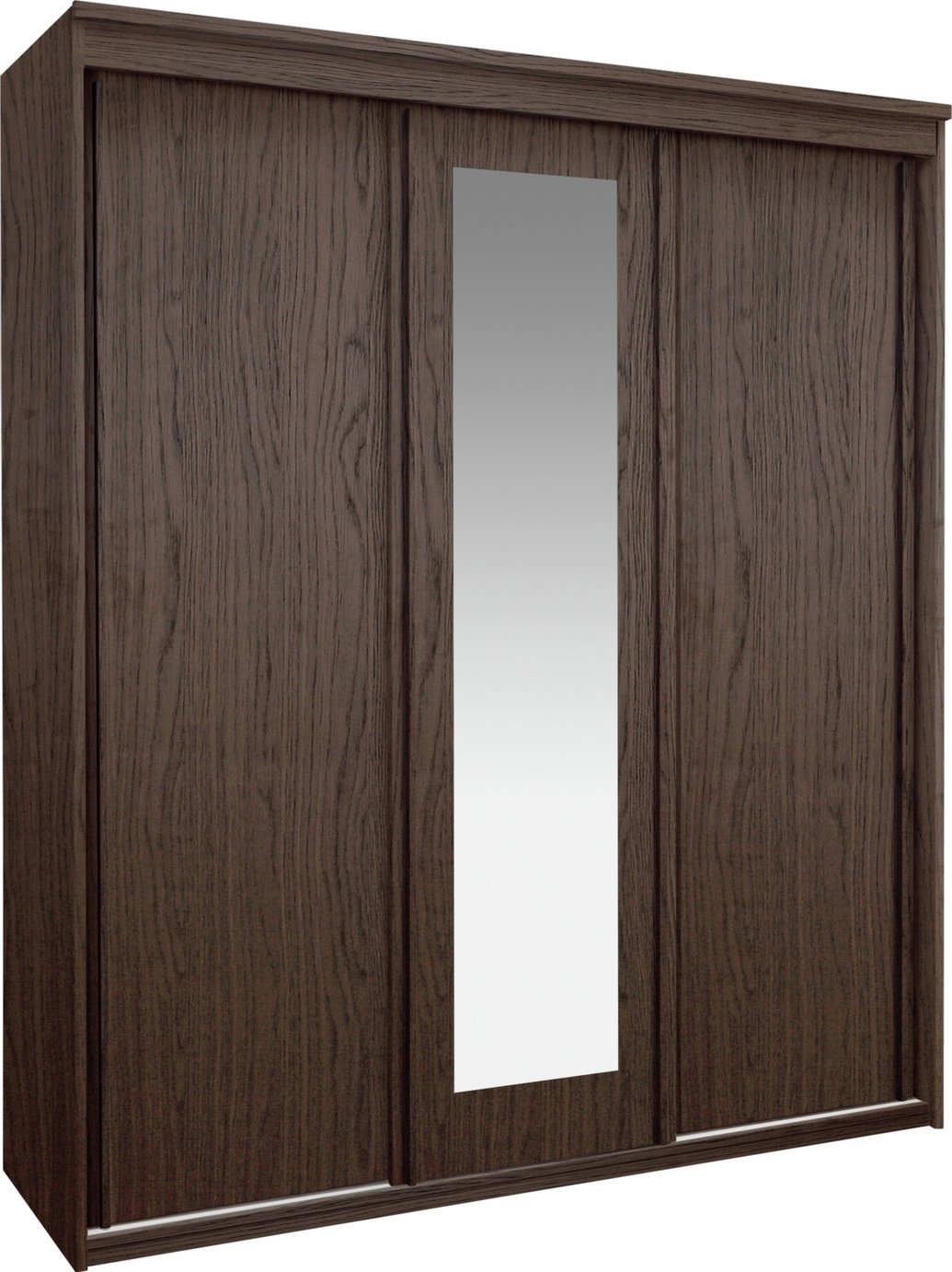 Argos Home Hallingford 3Dr Sliding Wardrobe -Dark Oak Effect