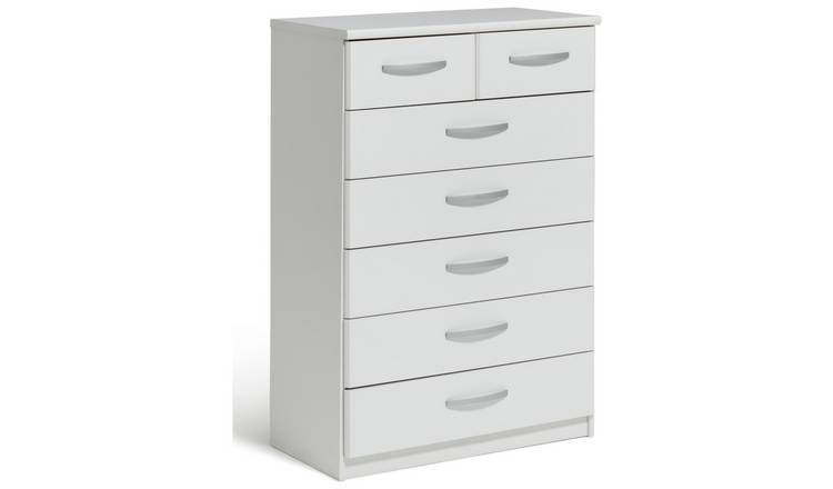 Argos glass deals chest of drawers