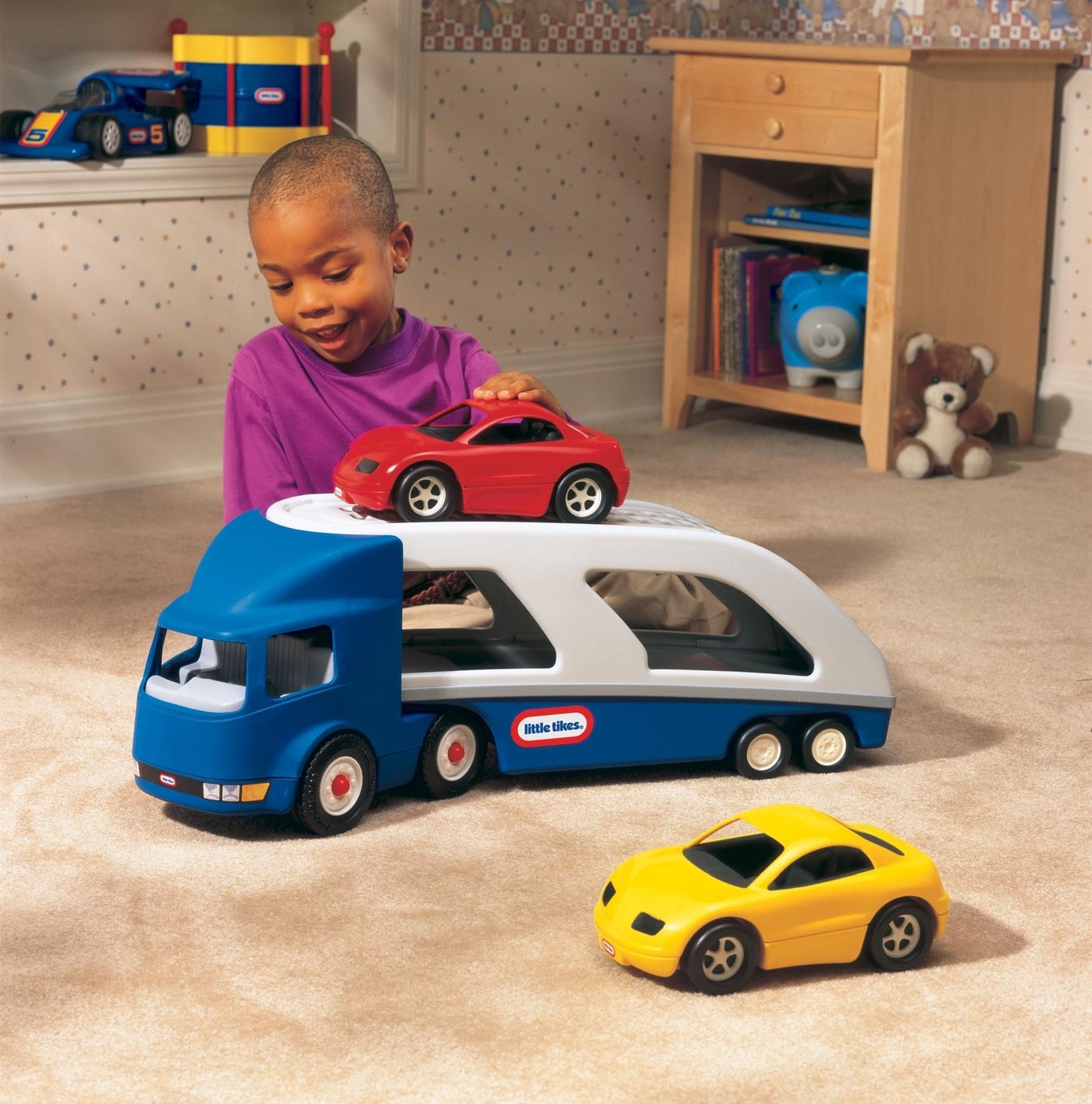 little tikes car transporter argos