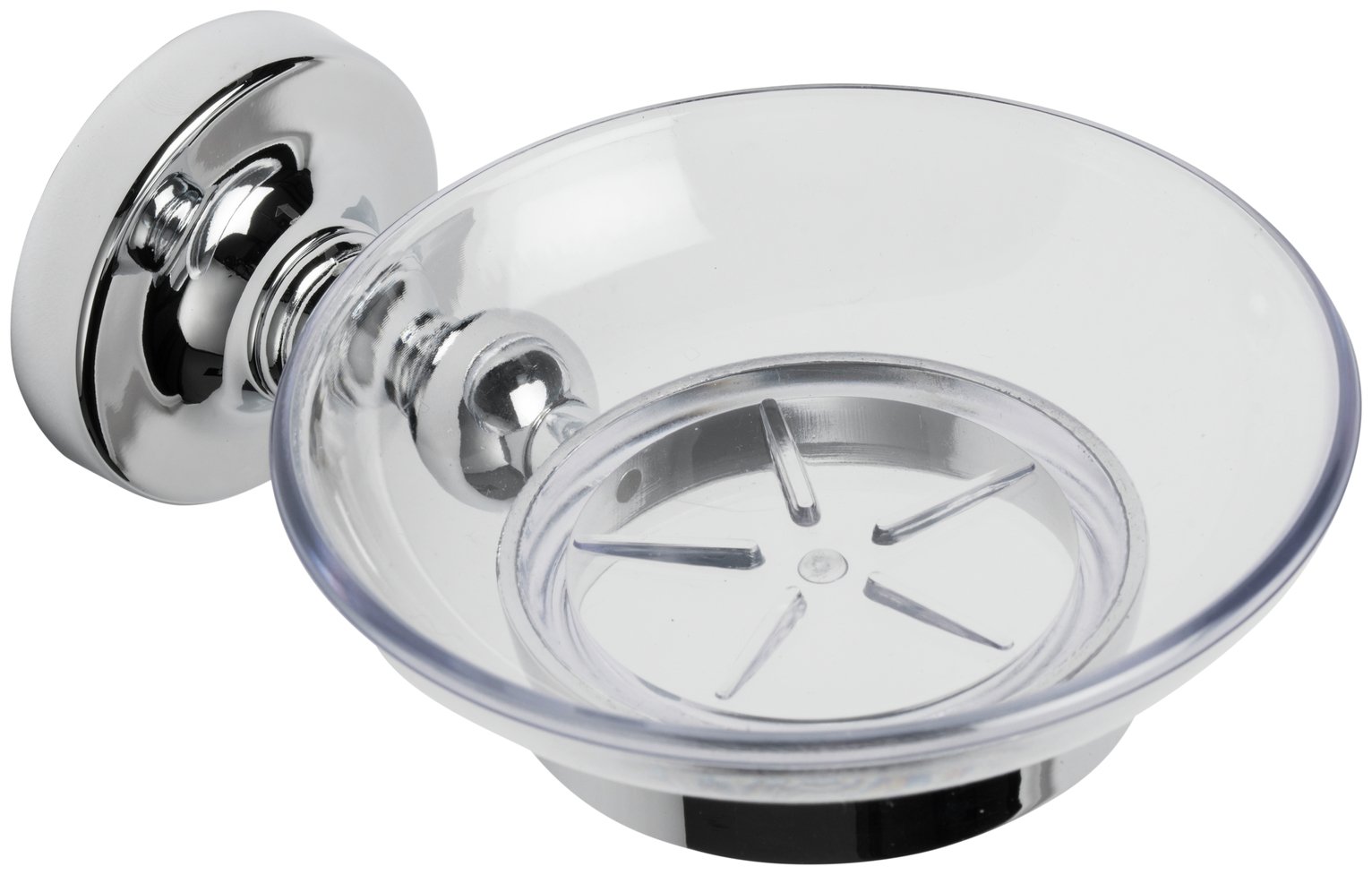 Croydex Worcester Soap Dish - Chrome.