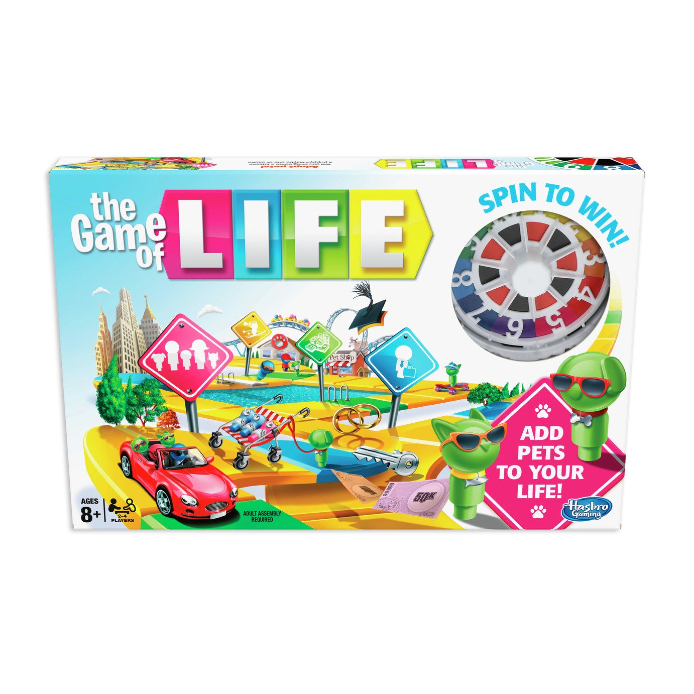 The Game Of Life Classic Board Game From Hasbro Gaming Reviews