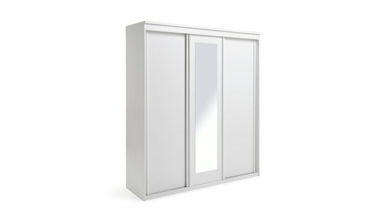 Buy Argos Home Hallingford 3 Door Sliding Wardrobe White Wardrobes Argos