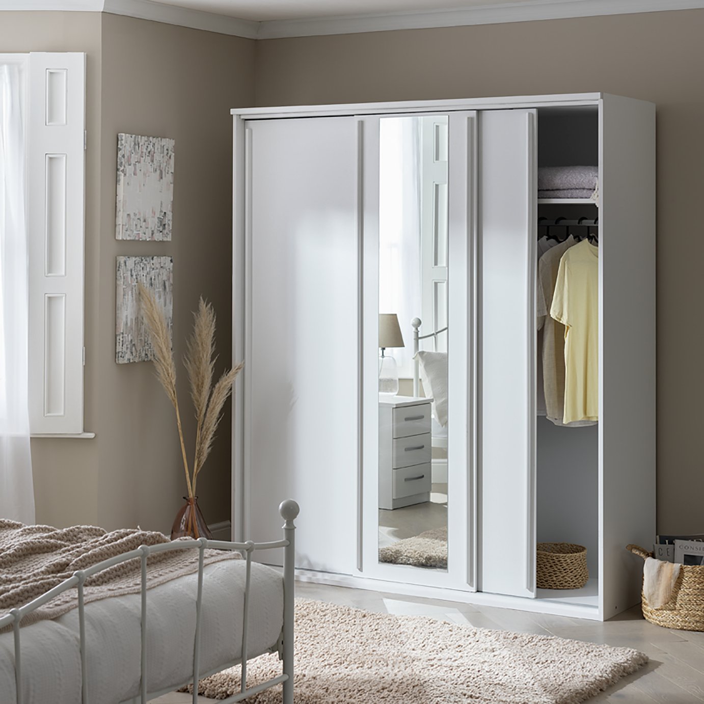 Argos Home Hallingford 3 Door Sliding Wardrobe Reviews Updated June 2024