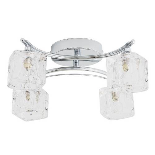 Buy Argos Home Cuba 4 Light Ice Cube Ceiling Fitting Chrome