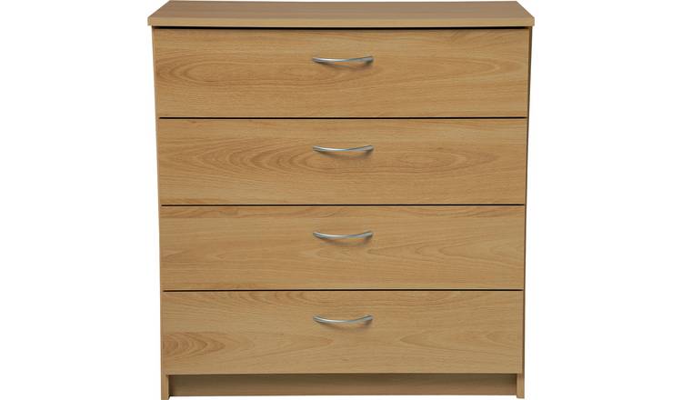 Buy Argos Home Cheval 4 Drawer Chest Oak Effect Chest Of