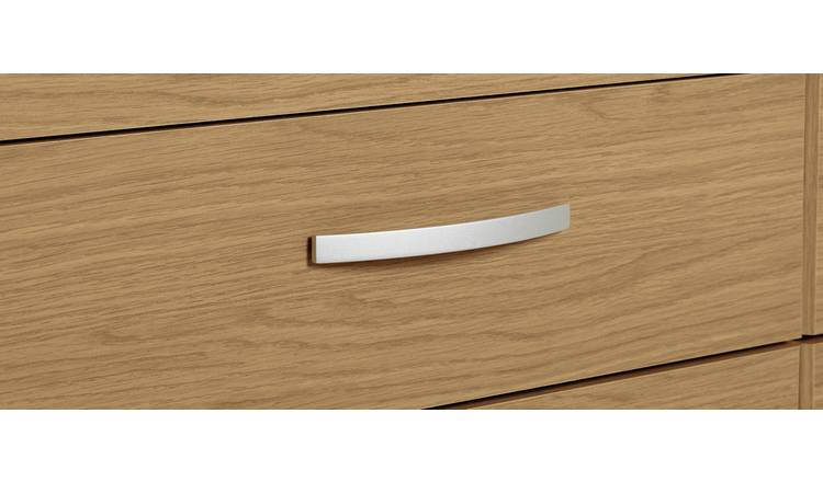 Buy Argos Home Hallingford 4+4 Drawer Chest - Oak Effect | Chest of drawers  | Argos