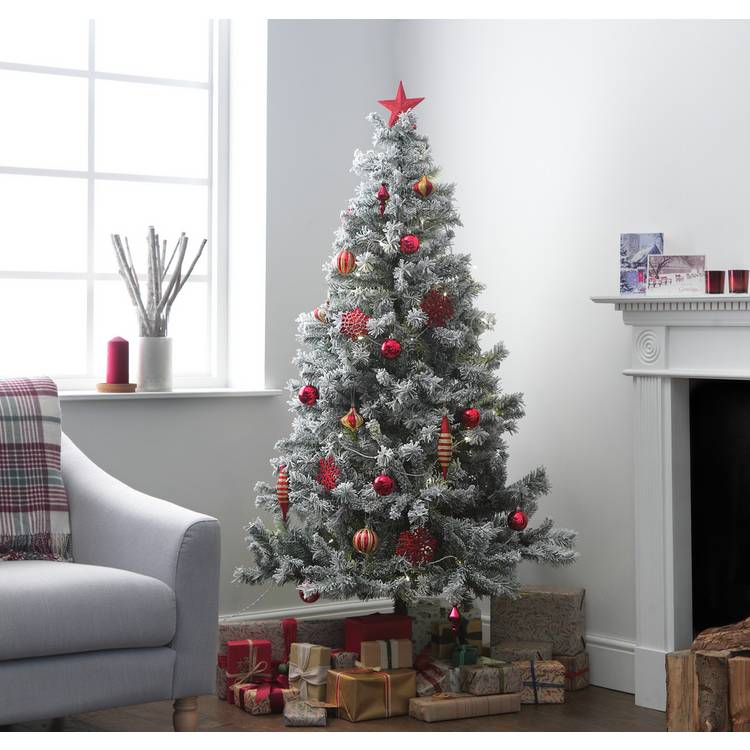 Habitat 6ft Snowy Christmas Tree 0