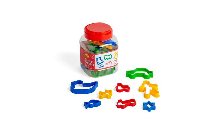 Bigjigs Toys Jar of 24 Pastry Cutters - 3 Years +