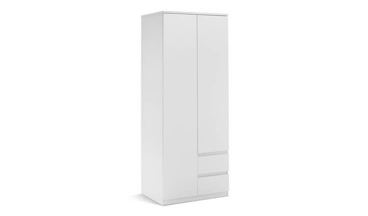 Argos wardrobes white deals gloss