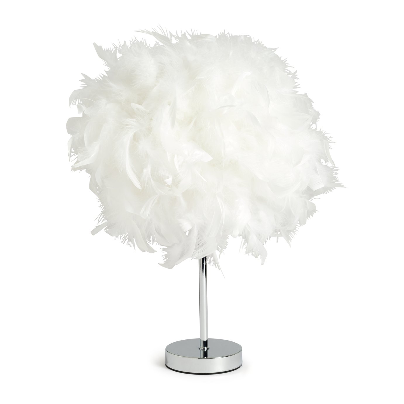 white table lamp