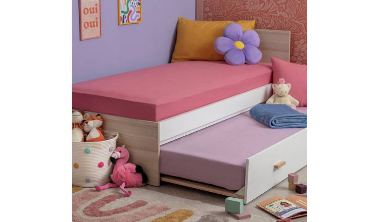 Habitat Kids Enchanted Pink 2 Pack Fitted Sheet - Toddler