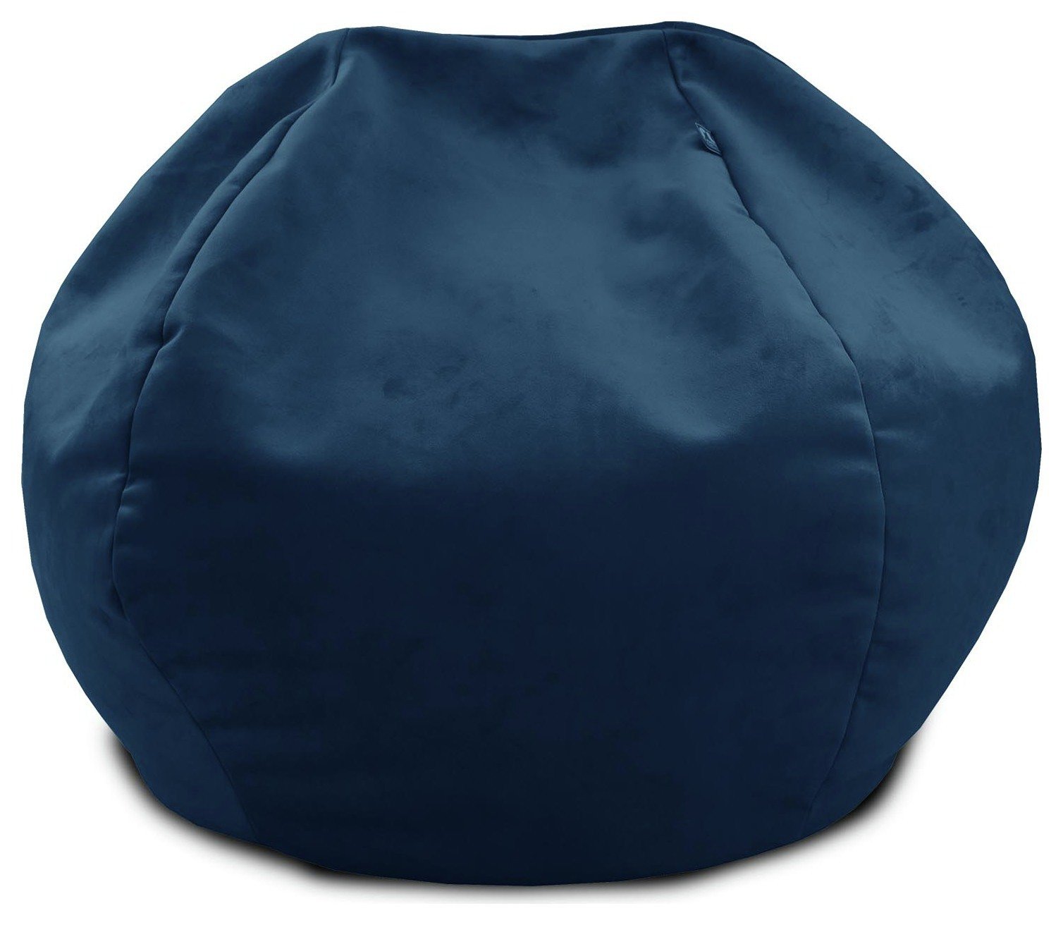 rucomfy Kids Mini Slouch Velvet Bean Bag - Blue