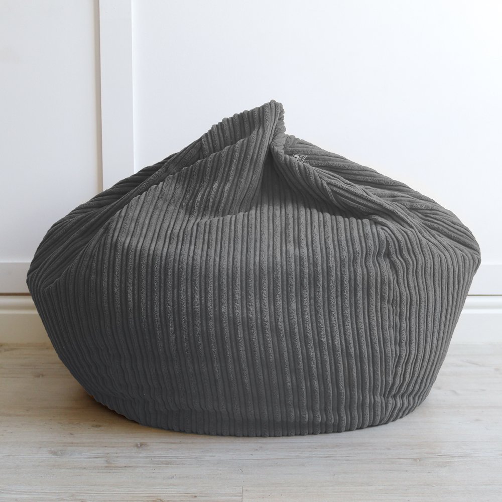 rucomfy Kids Mini Slouch Bean Bag - Grey