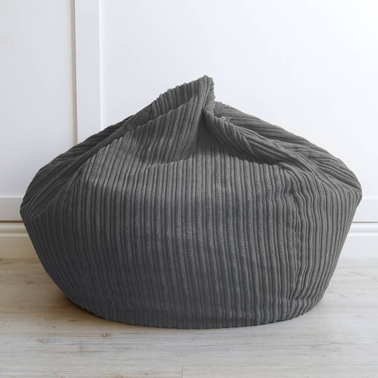 rucomfy Kids Slouch Bean Bag - Grey 0