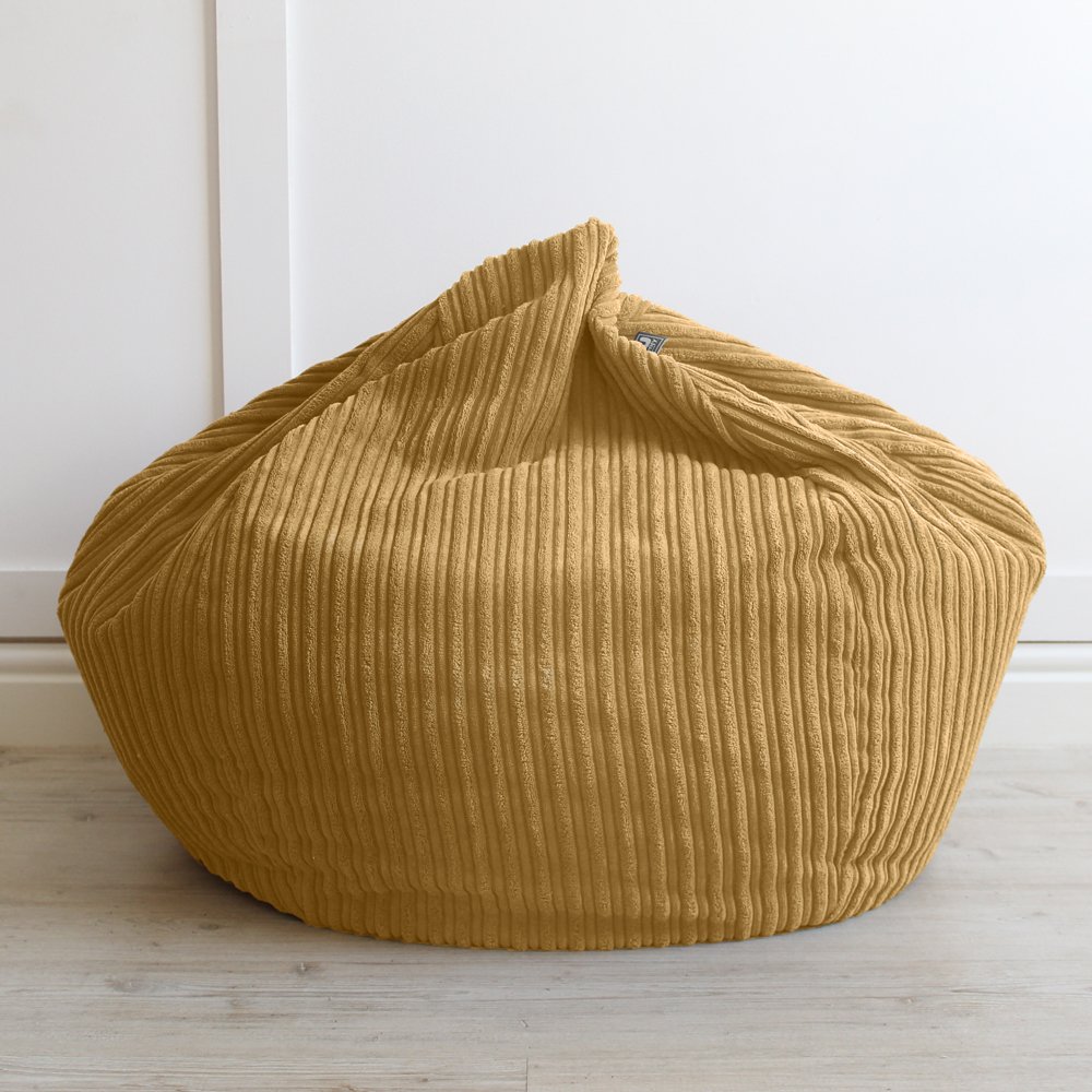 rucomfy Kids Mini Slouch Bean Bag - Mustard