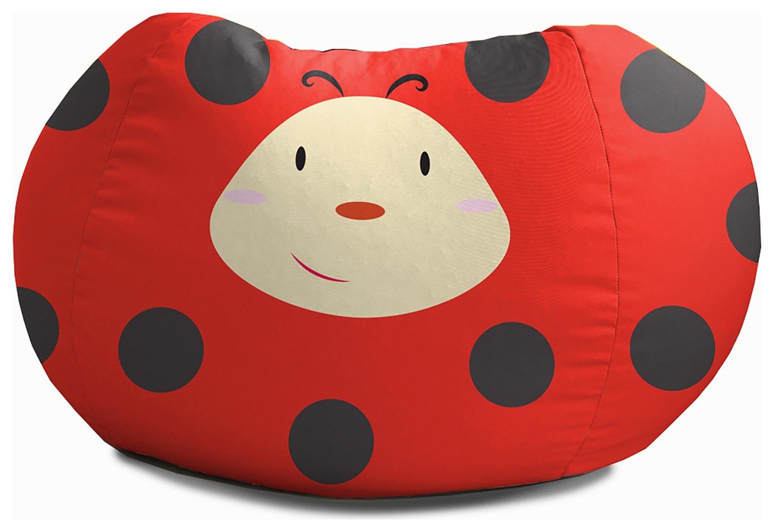 rucomfy Kids Ladybird Animal Bean Bag Medium Round