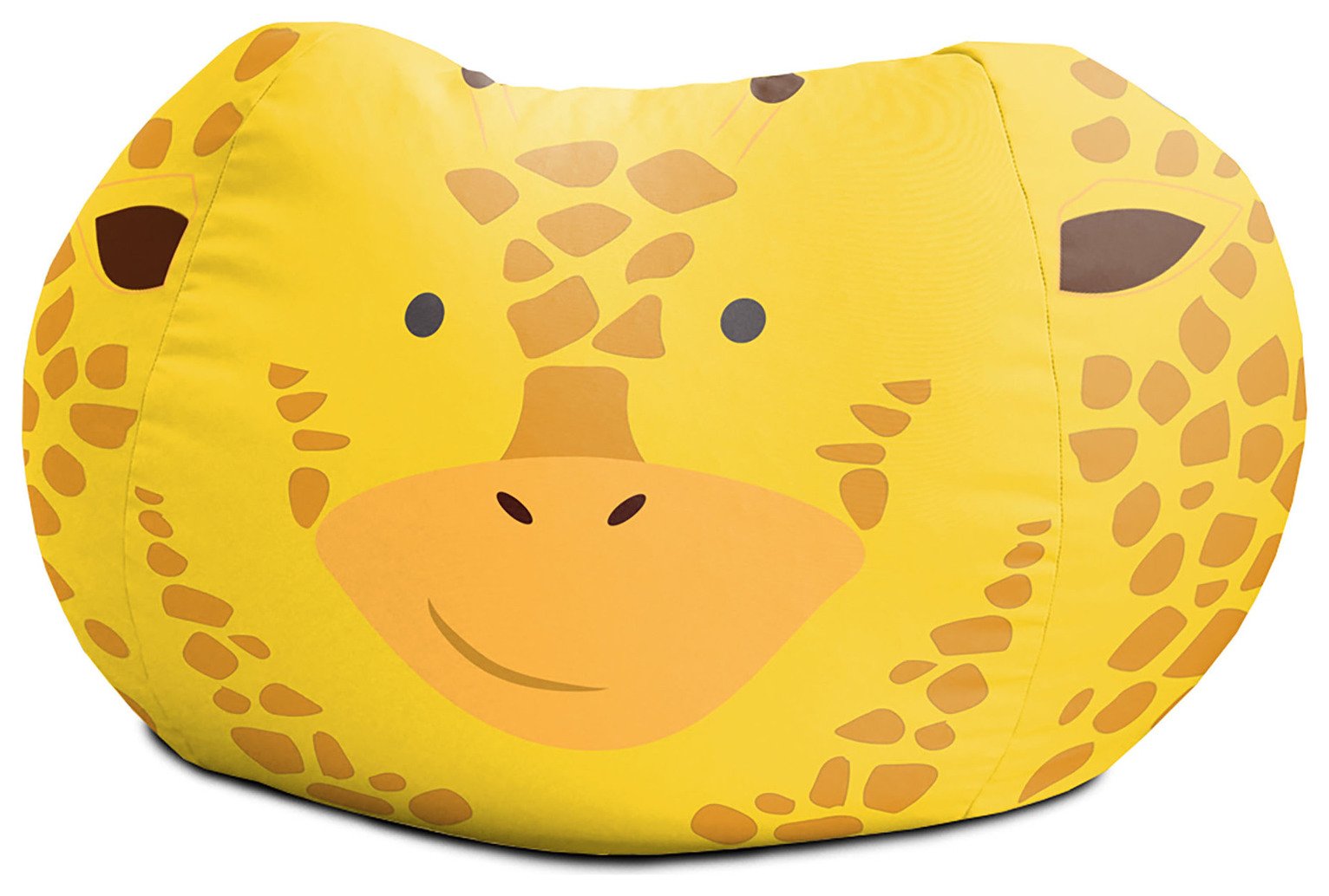 rucomfy Kids Giraffe Animal Bean Bag Medium Round