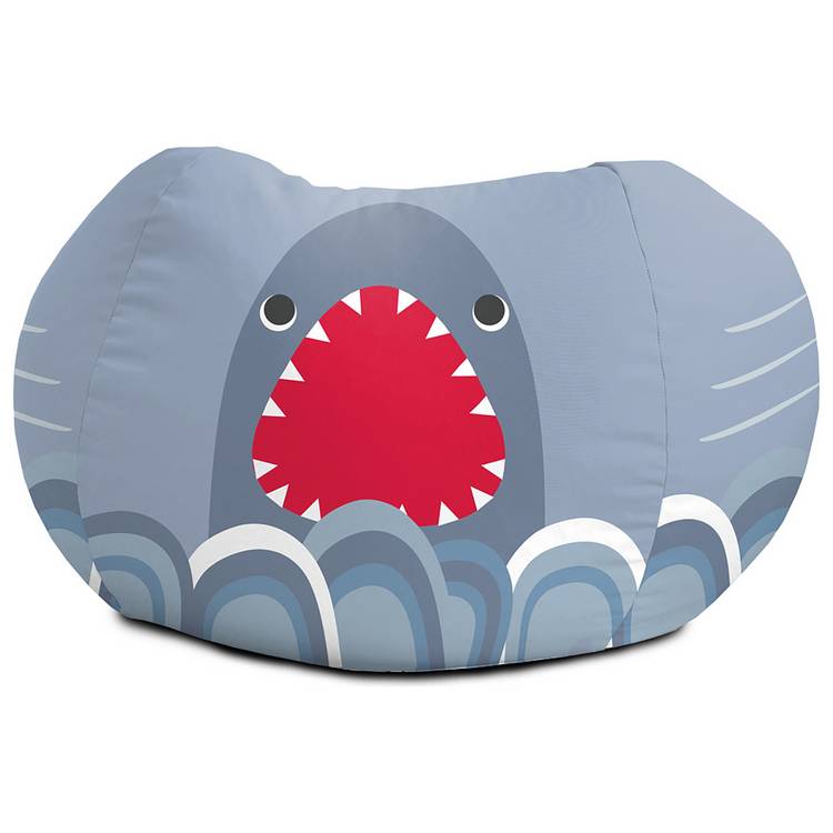rucomfy Kids Shark Animal Bean Bag 0
