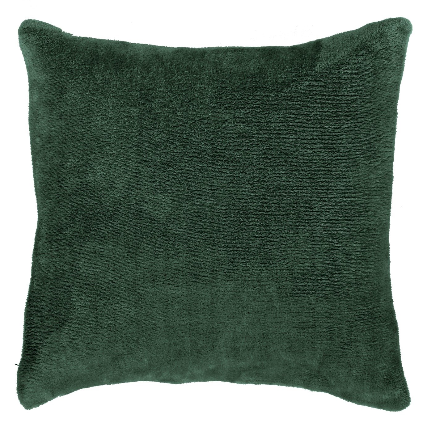 Argos Home Plain Super Soft Fleece Cushion - Green - 43x43cm