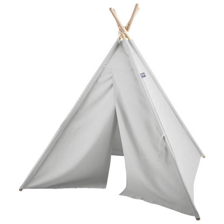 rucomfy Kids Trend Platinum Teepee Tent - Grey 0