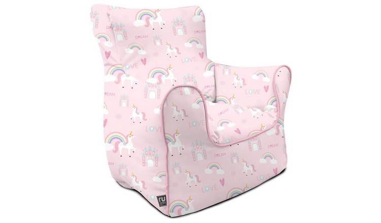 Buy rucomfy Kids Unicorn Castle Bean Bag Chair Bean bags Argos