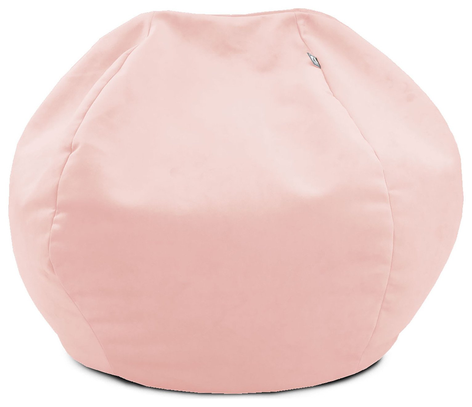 rucomfy Kids Mini Slouch Velvet Bean Bag - Pink