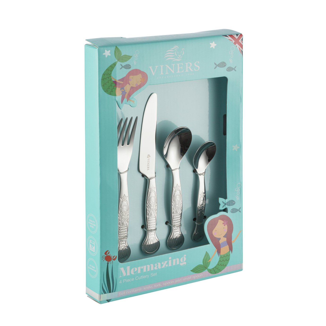 Viners Mermazing 4 Piece Kids Cutlery Set Review