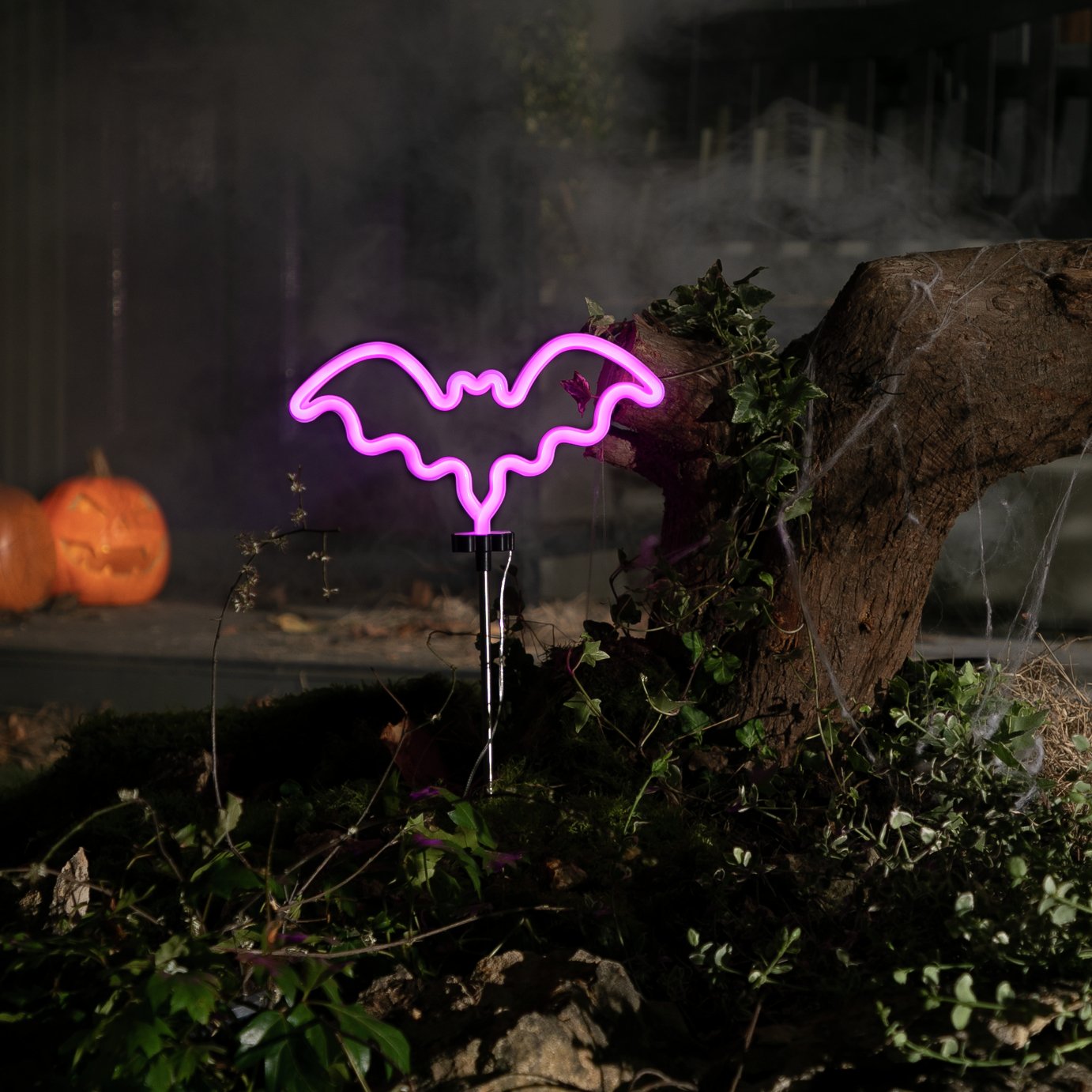 Argos Home Halloween Neon Bat Garden Stake Decoration